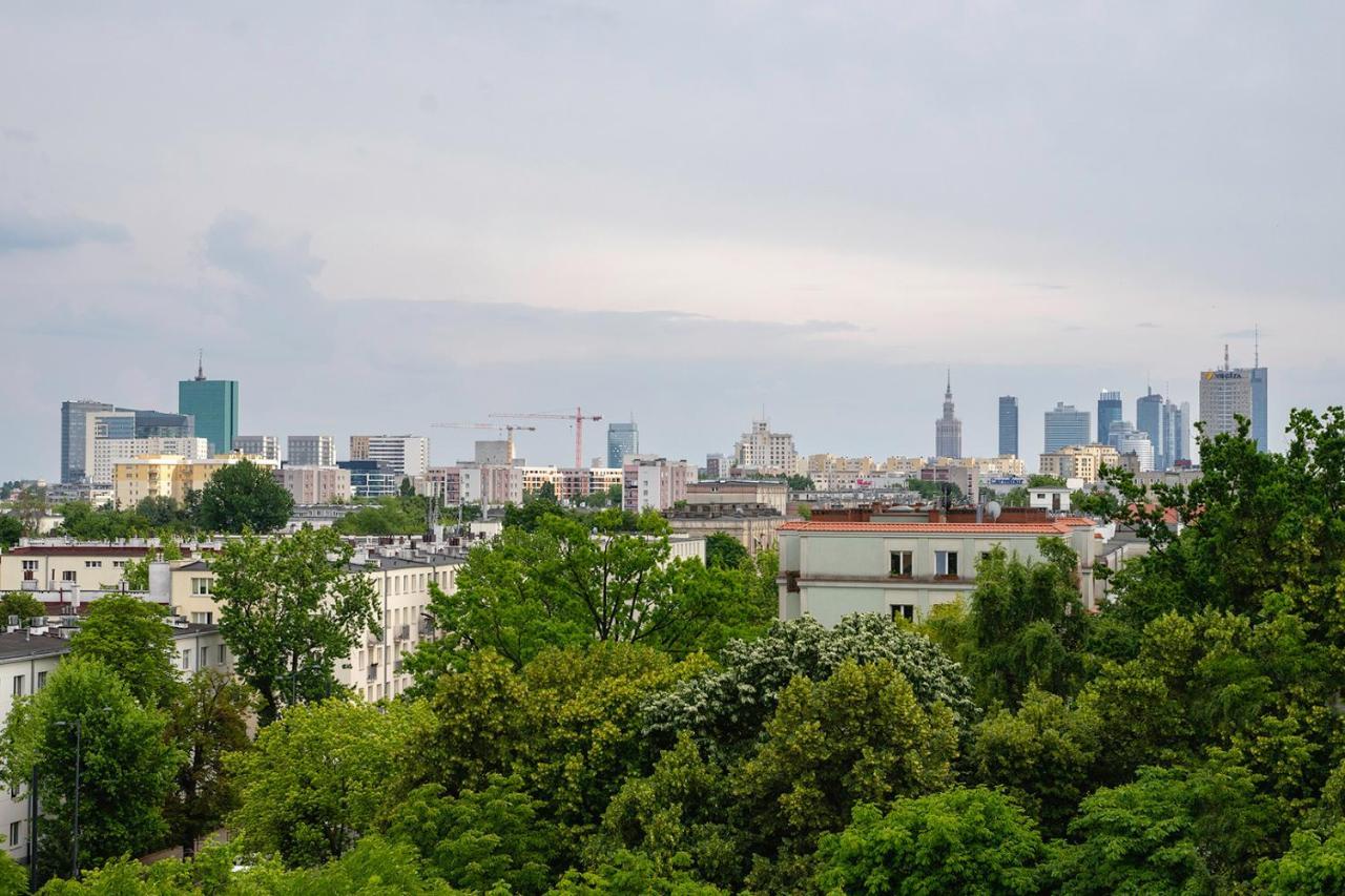 Park Sady Zoliborskie Modern Apartment Warschau Buitenkant foto